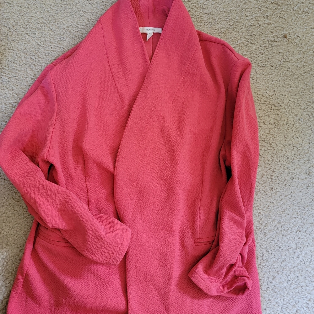 Coral blazer maurices